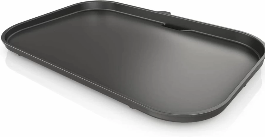 Ninja Woodfire Premium Nonstick Ceramic Griddle Plate for OG800 & OG900 Series, 17.87 x 12.35 Inches, Edge-to-Edge Heating, Precise Temperature Control, Black