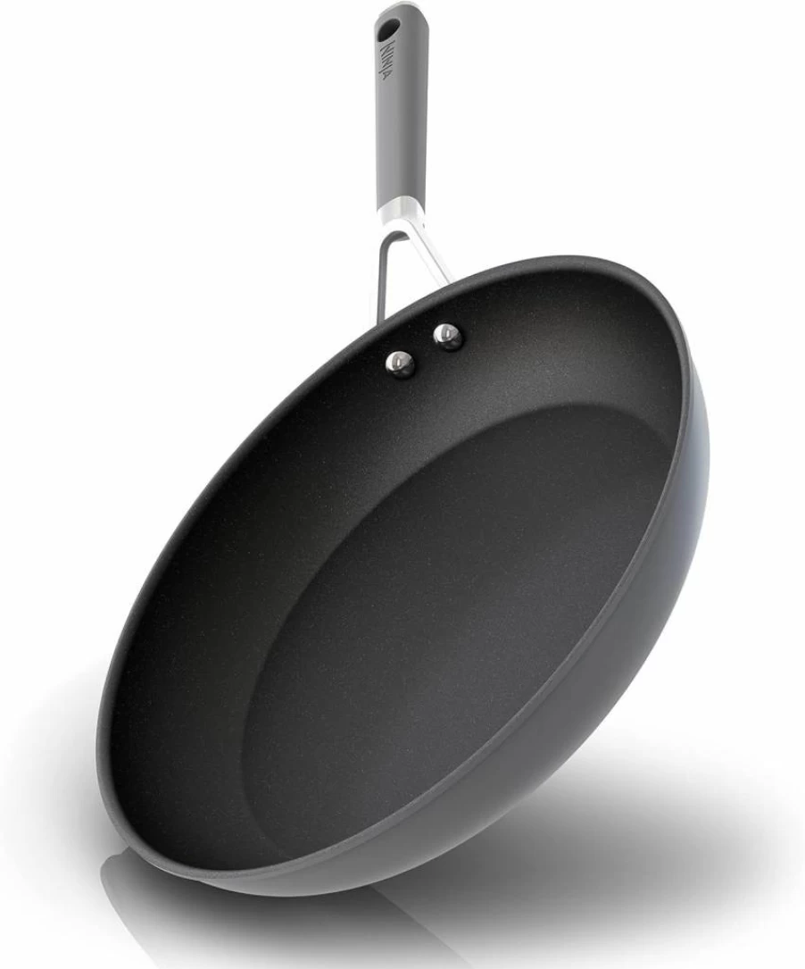 Ninja CW60020 8-Inch Nonstick Fry Pan with Comfort Grip, Dishwasher & Oven Safe to 400°F, Scratch-Resistant Coating, Grey