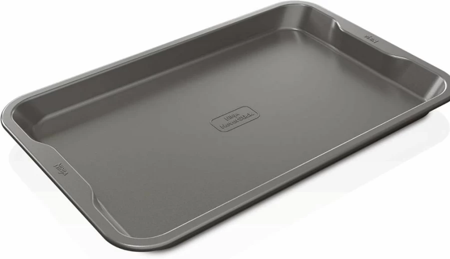 Ninja Foodi NeverStick Premium Nonstick Baking Sheet - 9x13 Inch, Oven Safe to 500°F, Dishwasher Safe, Durable Grey Cookie Pan for Easy Baking & Cleaning