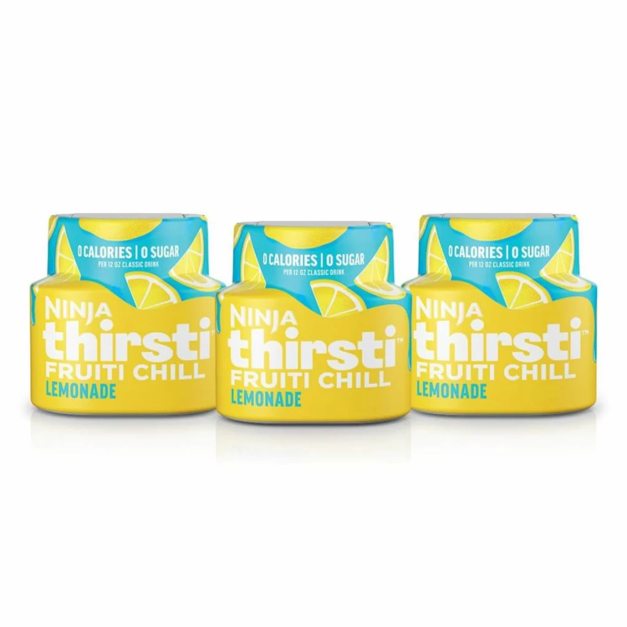 Ninja Thirsti Fruiti Chill Orange Flavored Water Drops - Zero Sugar, Zero Calories, 3 Pack (Makes 17 Drinks) - Bold Orange Flavor for Sparkling or Still Water