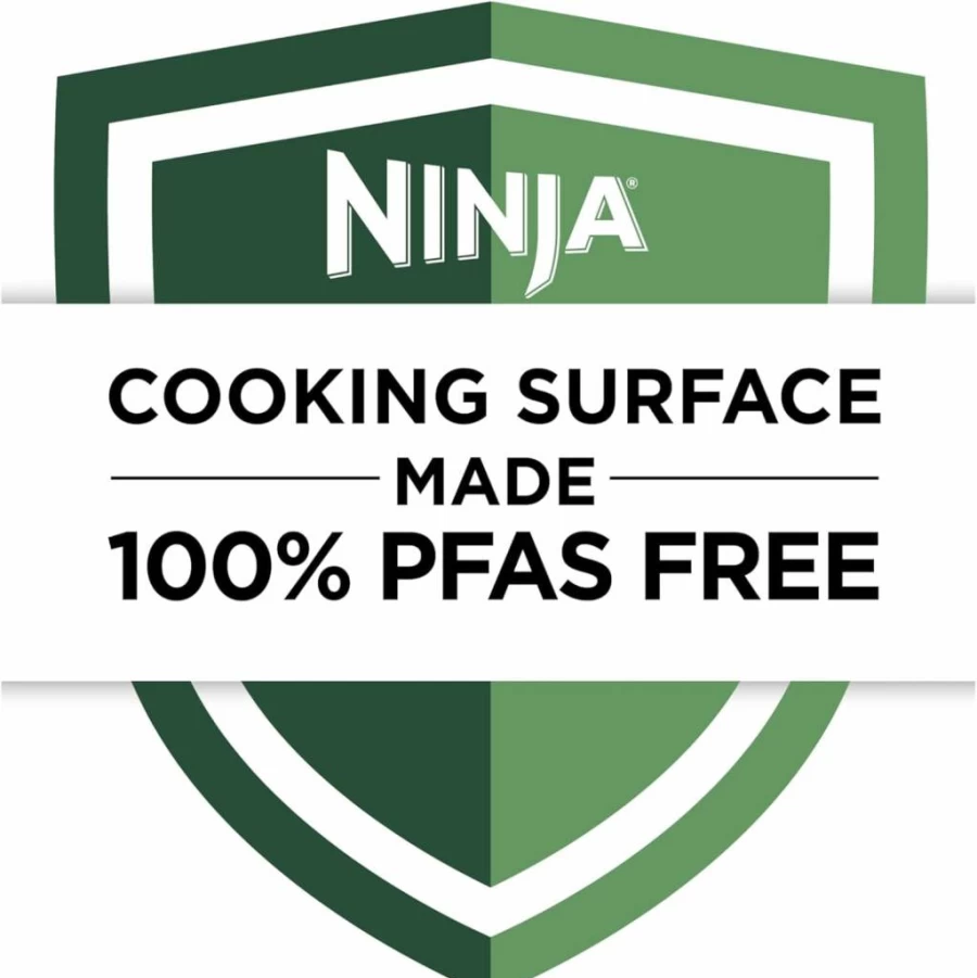 Ninja SL401 10Qt DoubleStack XL 6-in-1 Air Fryer with 2 Baskets, Roast Bake & More, Compact Design for 5Lb Whole Chicken, Dishwasher Safe, Grey