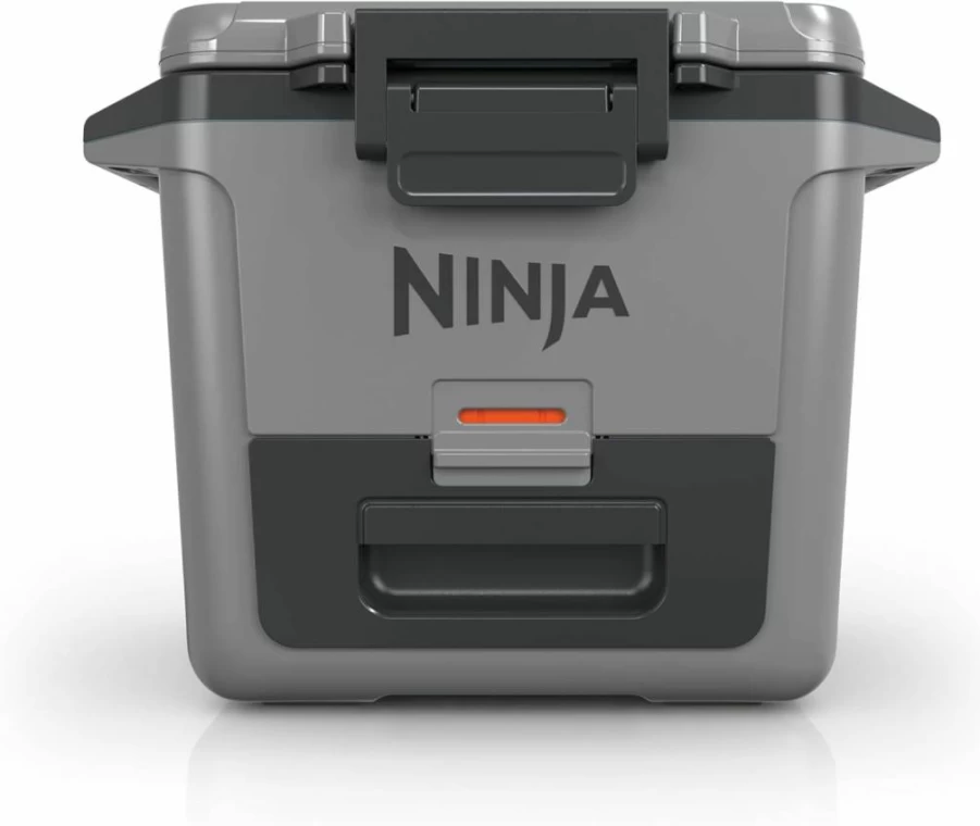Ninja FB151BL 50Qt FrostVault Hard Cooler with Dry Storage Drawer, Heavy-Duty Insulated Cooler for Camping & Outdoor, Lakeshore Blue, Keeps Ice for Days