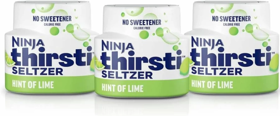Ninja Thirsti Mango Flavored Water Drops - Zero Calorie, Zero Sugar Sparkling Water Enhancer, Makes 20 Refreshing 12oz Drinks, 3 Pack (WCFMANGAM)