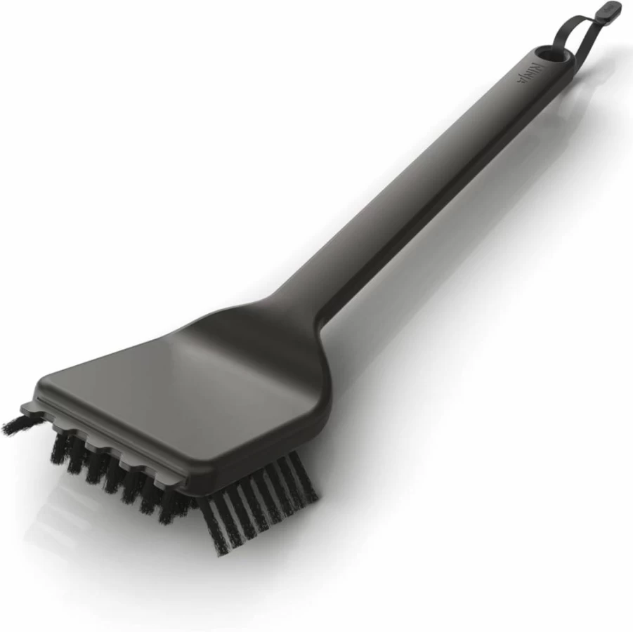 Ninja Woodfire Outdoor Grill Cleaning Brush - Non-Scratch, Heat Resistant Scraper Tool for OG700, OG800, OG900 Series Grills - Black