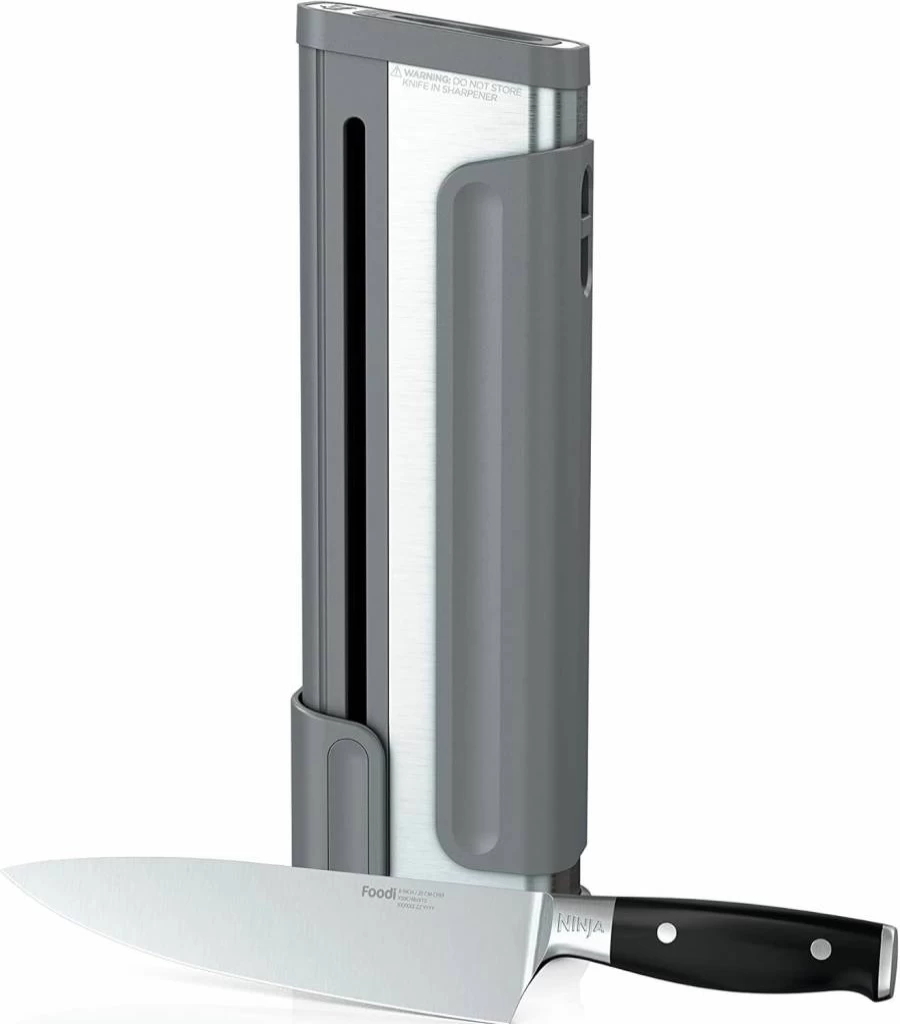 Ninja Foodi NeverDull 4-Piece Steak Knife Set - Premium German Stainless Steel Knives, Black Blade Kitchen Cutlery